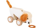 Babyleksaker - Small Foot - Wooden Sled Dog with Crinkly Ears - 12562