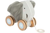 Babyleksaker - Small Foot - Wooden Elephant with Crinkly Ears - 12624