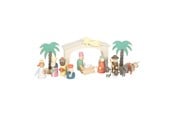 Figure - Small Foot - Wooden Crib Christmas Story Playset - 12689