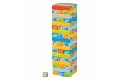 Brädspel - Goki Wooden Stacking Game with Animal Motifs - 56297