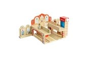 Träleksaker - Bigjigs Wooden Grand Central Station Playset - BJT613
