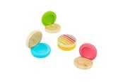 Träleksaker - Bigjigs Wooden Castagnette Color - 37078