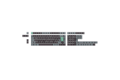 Tangentbord - Keychron PBT Full Keycap Set Hacker Mint - Knappsats - Nordisk - Svart - T62