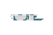 Tangentbord - Keychron PBT Full Keycap Set White Mint - Knappsats - Nordisk - Vit - T63