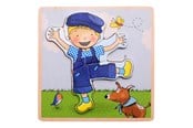 Pusselspel - Johntoy Fien & Teun Wooden Puzzle Teun - 5pcs. Trä - 80169