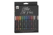 Skriv- och ritverktyg - Creative Craft Group Gel Pens Glitter 12 pcs. - CR7044/GE