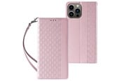 Mobile - Covers & Cases - Hurtel Magnet Strap Case for Samsung Galaxy S23+ Flip Wallet Mini Lanyard Stand Pink - 9145576271308