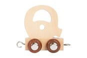 Träleksaker - Small Foot - Wooden Letter Train - Q - 12 pieces - 7476-display12