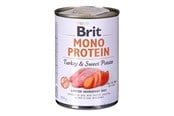 Hundar - Brit Mono Protein Turkey & Sweet Potato 400g - 8595602555390