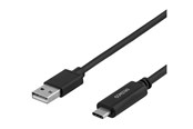 USB-kabel - Deltaco - USB-C cable - 24 pin USB-C to USB - 1 m - USBC-1004-LSZH