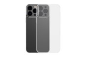 Mobile - Covers & Cases - Baseus Frosted Glass Case Cover for iPhone 13 Pro Max Hard Cover with Gel Frame Transparent (ARWS000202) - ARWS000202