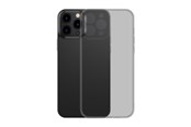 Mobile - Covers & Cases - Baseus Frosted Glass Case Cover for iPhone 13 Pro Hard Cover with Gel Frame black (ARWS000401) - ARWS000401