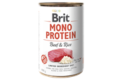 Hundar - Brit Mono Protein Beef & Rice 400g - 8595602555345