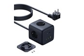 Strömkabel (extern) - Baseus EnerFill FA11 67W Power Strip USB-A + USB-C Cube + 3 x EU Socket 1.5m - Black - E00082100123-00