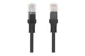Nätverkskabel - Lanberg patch cable - 10 m - black RAL 9004 - Svart - 10m - PCU5-10CC-1000-BK