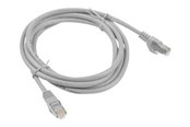 Nätverkskabel - Lanberg patch cable - 1 m - grey RAL 7035 - Grå - 1m - PCF6-10CC-0100-S