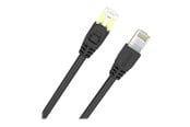 Nätverkskabel - Unitek patch cable - 3 m - black - Svart - 3m - C1811EBK