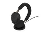 Hörlurar / Headset - Jabra Evolve3 75 MS Link390a - Black (Incl. Wireless Charging Pad) - 37599-999-989