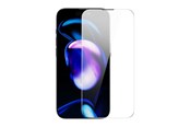 Mobiltelefontillbehör-Skyddsfilm - Baseus Full Screen Tempered Glass for iPhone 14 Pro with Speaker Cover 0.3mm + Mounting Frame - SGXT000402