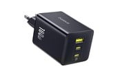 Mobile - Adapters & Chargers - Baseus EnerFill FE11 100W Wall Charger 2 x USB-C + USB-A - Black - P10182102123-00