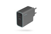 Mobile - Adapters & Chargers - CUKTECH CUKAD653EUGR 65W GaN Wall Charger 2 x USB-C 1 x USB-A - Grey - CUKAD653EUGR