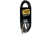 Ljudkabel - Yellow Cable K02-3 - 2 x RCA - 1/4" jack mono-kabel 3m. - ECO K02-3