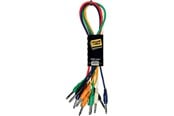 Ljudkabel - Yellow Cable P060-6 - 6 x 1/4" Jack/Jack patchkabel 60 cm. - ECO P060-6