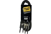 Ljudkabel - Yellow Cable K08-6 - 2 x 1/4" Jack mono - 2 x 1/4" Jack mono - ECO K08-6