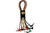 Ljudkabel - Yellow Cable P060C-6 - 6 x 1/4" vinklad Jack/vinklad Jack patchkabel 60 cm. - ECO P060C-6