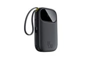 PowerBank - Baseus EnerFill FC31 10000mAh 45W Power Bank with USB-C and Lightning Cables - Black PowerBank - Svart - 10000 mAh - E0028C00