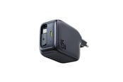 Mobile - Adapters & Chargers - Baseus EnerCore CJ11 45W Wall Charger with USB-C Port and Retractable USB-C Cable - Black - E0120G00