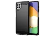 Mobile - Covers & Cases - Hurtel Carbon Case Flexible Cover TPU Case for Samsung Galaxy A22 4G Black - 5907769326684