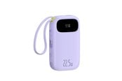 PowerBank - Baseus EnerFill FC21 Qpow 3 Ultra 20000mAh 22.5W Powerbank with Digital Display and Cable Included - Purple PowerBank - Purple - 20000 mAh - P10082107513-00
