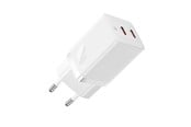 Mobile - Adapters & Chargers - Baseus GaN5 Pro 40W 2xUSB-C Wall Charger - White - P10110804217-Z1
