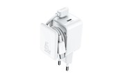 Mobile - Adapters & Chargers - Joyroom JR-TCL05 45W GaN Wall Charger with Cable Organizer - White - JR-TCL05