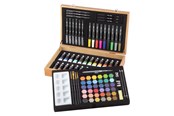 Kreativa spel - Creative Craft Group Luxury Wooden Drawing Case - 92-piece - AR0926/25