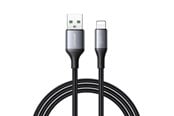 USB-kabel - Joyroom S-A28 Flash Series 3A USB-A - Lightning cable 1m - black - S-A28_ALB1