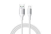 USB-kabel - Joyroom S-A28 Flash Series 3A USB-A - Lightning cable 2m - white - S-A28_ALW2