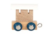Träleksaker - Small Foot - Wooden Letter Train Polar - Wagon White - 12 pieces - 12569-display12