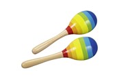 Träleksaker - Goki Wooden Samba Balls 2 pcs. - 61922