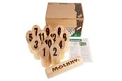 Trädgårdsspel - Molkky GO Pinewood Throwing Game with 12 Cones - 60595
