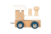 Träleksaker - Small Foot - Wooden Letter Train Polar - Locomotive White - 12 - 12570-display12
