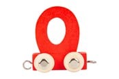 Träleksaker - Small Foot - Wooden Letter Train Red - O - 12 pieces - 10365-display12
