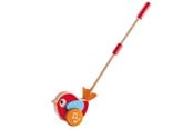 Babyleksaker - Hape Lilly Vogel Wooden Push Stick with Sound - E0353