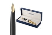 Skriv- och ritverktyg - Waterman Carène 'The Opera Collection' Black & Gold G.T. Ballpen M Blue ink - 2225143
