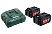 Akku & Charger - Metabo Starter Kit 2 x 4.0 Ah (685050000) - 685050000