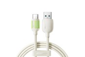 USB-kabel - Joyroom S-A53 3A USB-A - USB-C Cable with Fluorescent Tip 1.2m - Beige - S-A53_AC_1