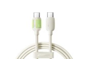 USB-kabel - Joyroom S-A53 60W USB-C Cable - USB-C with fluorescent tip 2 m - beige - S-A53_CC_2