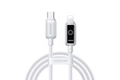 USB-kabel - Joyroom S-A55 StarFlight 30W USB-C - Lightning cable 1.2m - white - S-A55 C-L 30W 1.2m white