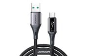 USB-kabel - Joyroom S-A60 StarTalk 3A USB-A - USB-C cable 1.2m - black - S-A60 A-C 3A 1.2m black